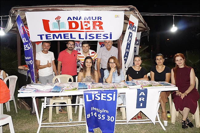 Anamur Lider Temel Lisesi tam kadro Festivale katıldı