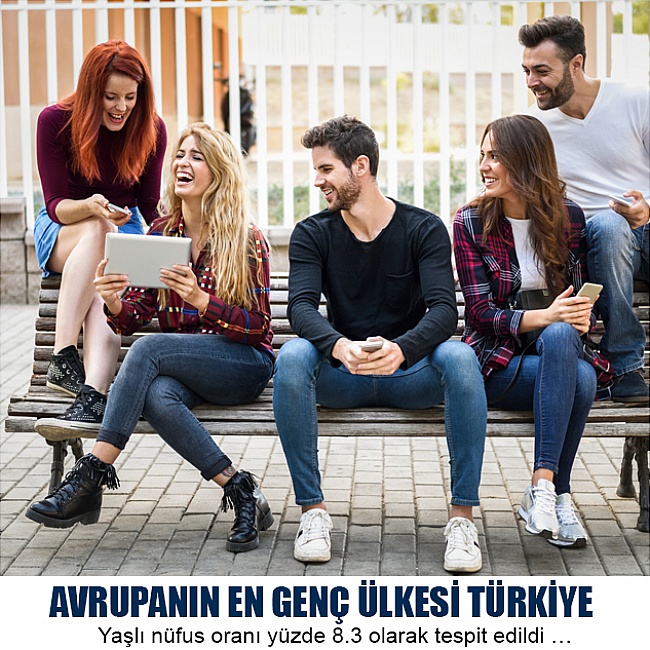 AVRUPANIN EN GENÇ ÜLKESİ  TÜRKİYE