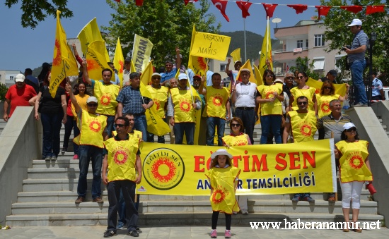 ANAMUR’DA 1 MAYIS KUTLAMASI