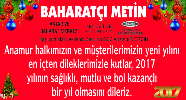 BAHARATÇI METİN YENİ YIL MESAJI