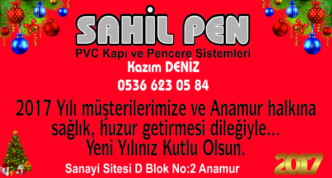 SAHİL PEN YENİ YIL MESAJI