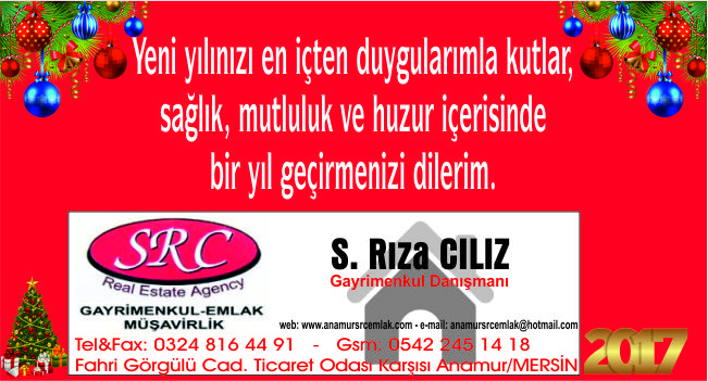 SRC EMLAK YENİ YIL MESAJI