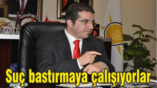 Taşpınar, “Suç bastırmaya çalışıyorlar”