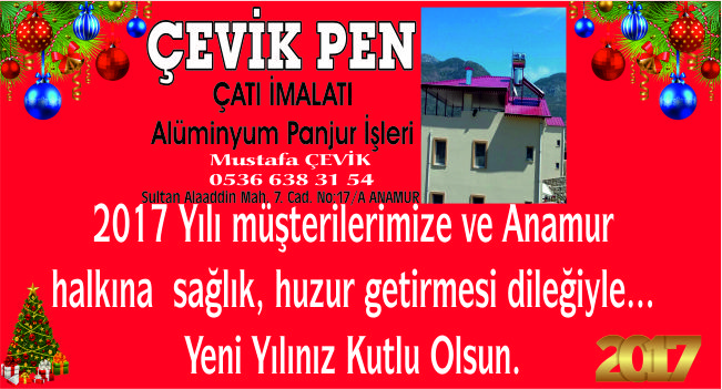 ÇEVİK PEN YENİ YIL MESAJI